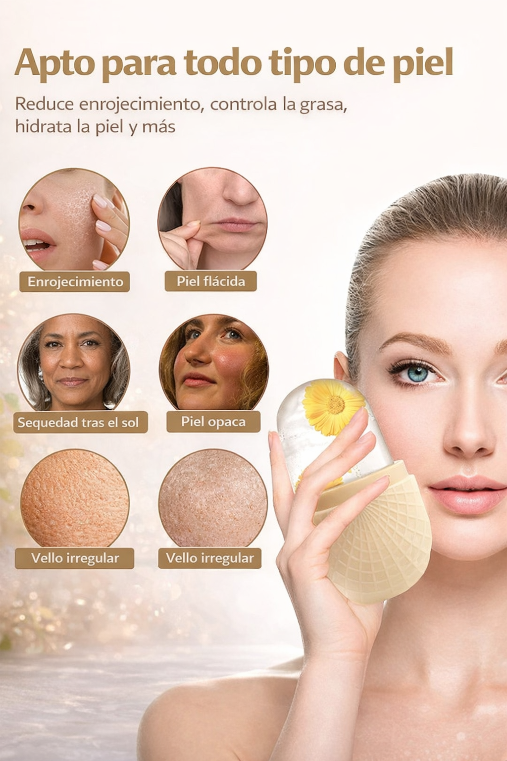 Ice Roller Facial Revitalizante – AuraGlam